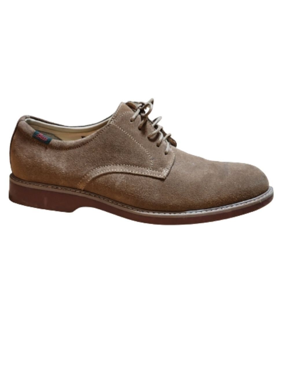 Bass passadena tan suede leather oxford shoes size 12W color tan